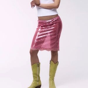 Hand Over Boxer’s Pink Skirt